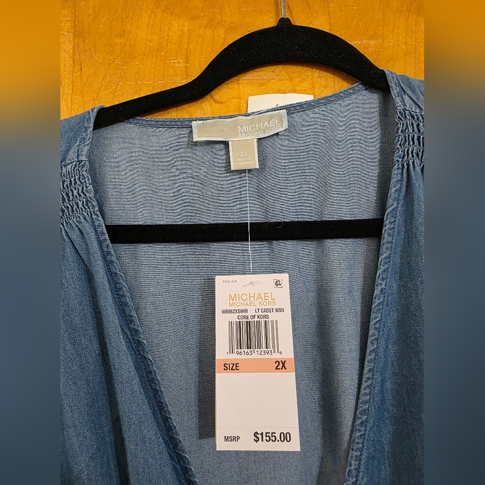 MICHAEL Michael Kors Blue Mini Dress